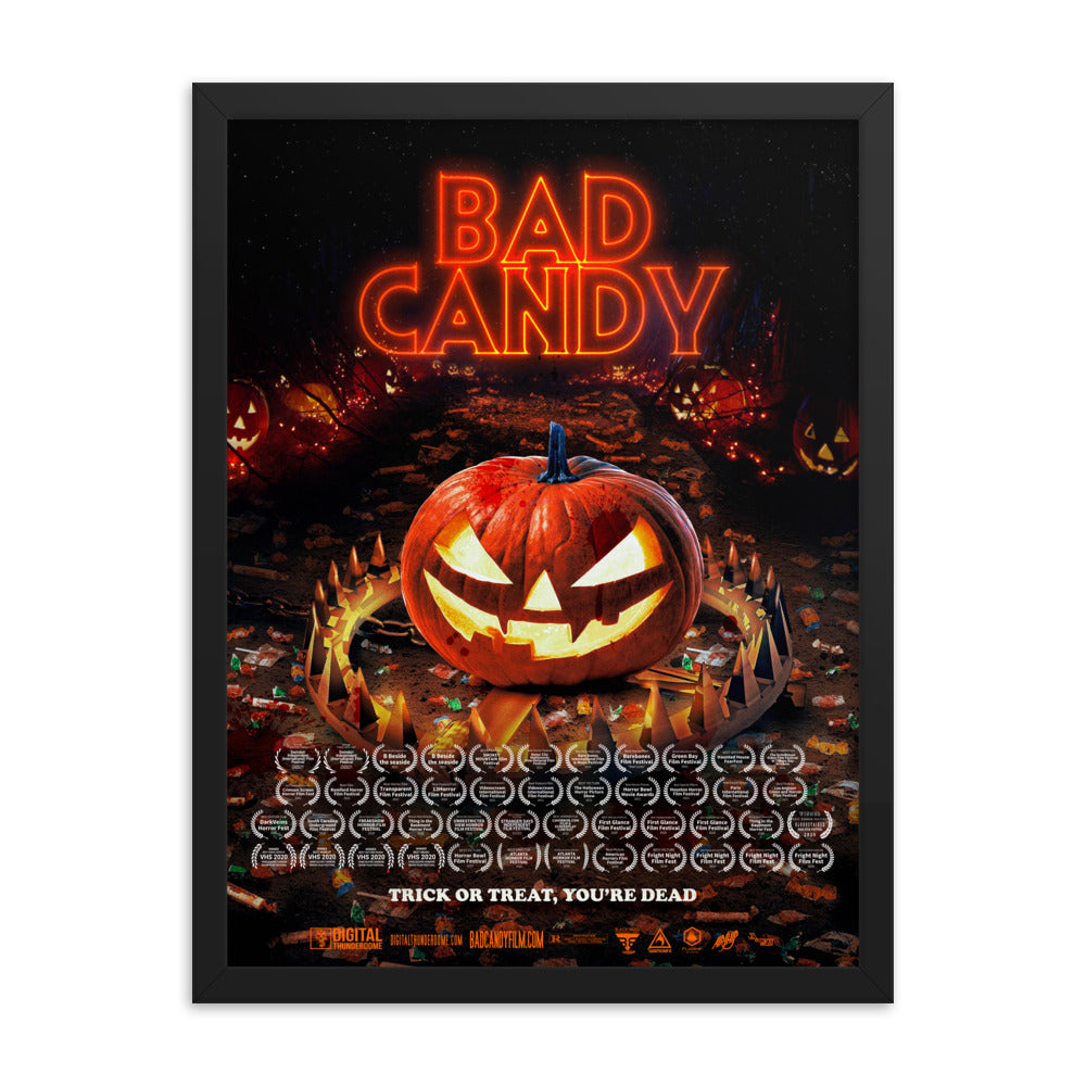 Bad Candy Pumpkin Poster