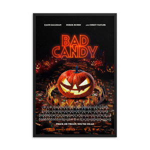 Bad Candy Pumpkin Poster
