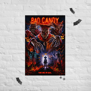 Bad Candy Retro Poster